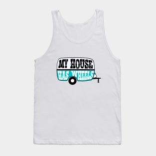 My House Has Wheels Retro Camper Trailer Tank Top